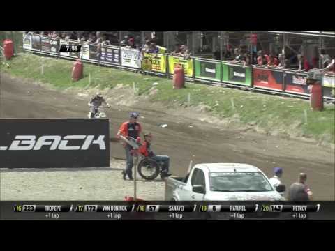 MXGP of Trentino MX2 Race 1 Conrad Mewse & Thomas Covington Battle