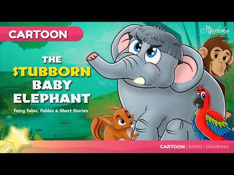 The Stubborn Baby Elephant Bedtime Stories for Kids
