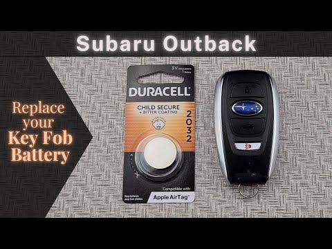Replace a Subaru Outback 2015-2024 Key Fob Battery