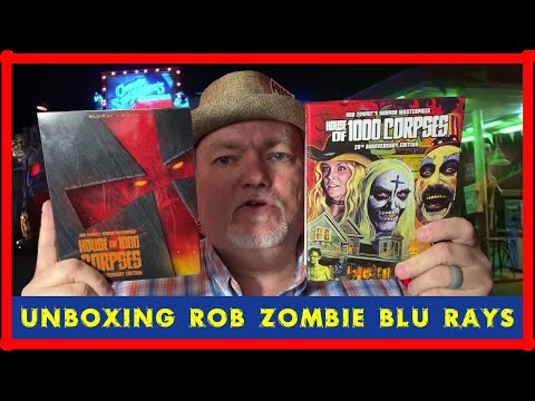 Unboxing Rob Zombie's HOUSE OF 1000 CORPSES 20th Anniversary Blu Rays - BEST BUY Steelbook & Box Set