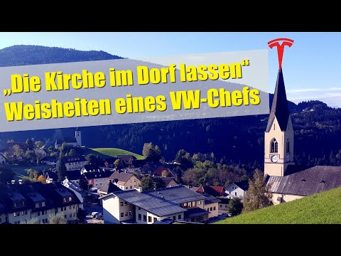 „Die Kirche im Dorf lassen!“ So hat der VW-Chef 2017 über Tesla gesprochen.