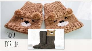 Çizme ve botlar eğlenceli hale geliyor/ örgü tozluk/konç/örgü modelleri / Figen Ararat
