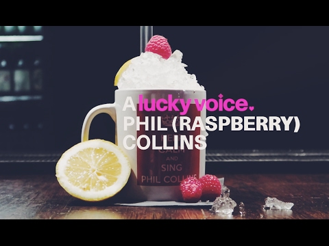 How To Make A Phil (Raspberry) Collins Cocktail | Lucky Voice