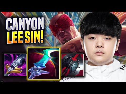 CANYON IS SO GOOD WITH LEE SIN! - DK Canyon Plays Lee Sin JUNGLE vs Nidalee! | Season 2023