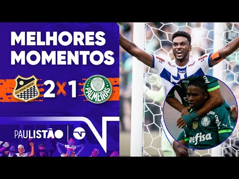 ENDRICK MARCA MAS ÁGUA SANTA VENCE O 1º JOGO DA FINAL! ÁGUA SANTA 2 X 1 PALMEIRAS | PAULISTÃO 2023