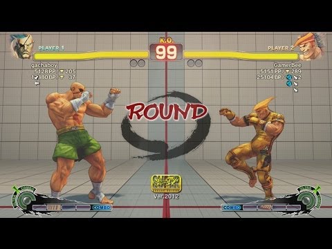 Gachaboy (Sagat) vs. GamerBee (Adon) - SSFIV AE 2012 Match