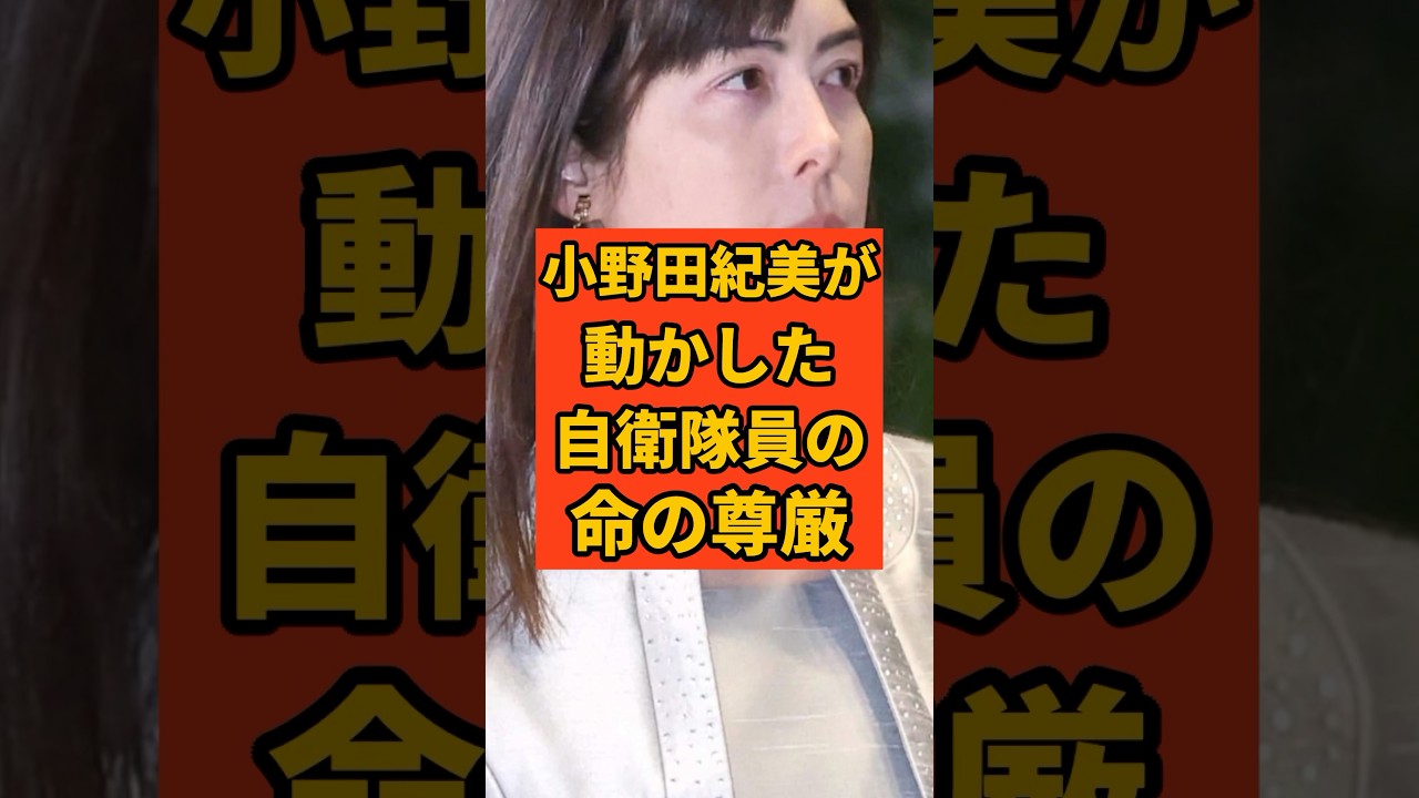 【自衛隊の尊厳を守る】小野田紀美が変えた「自衛官の命の値段」…国会で放った魂の叫び。