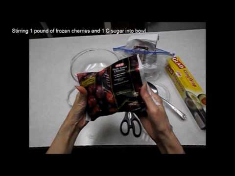 Cherry Pie--Section 1 of 3, Overview and Fruit Filling Preparation