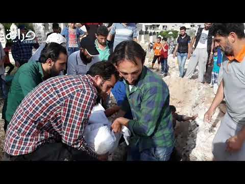 تشييع محمد ياسر النويلاتي "سيفو العكر" في مدينة معرة النعمان