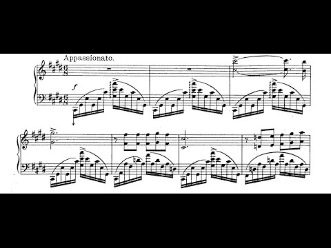 Bortkiewicz - Etude Op. 29, No. 3, Appassionato "La Brune" - Cyprien Katsaris Piano