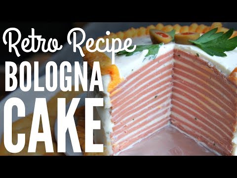 BOLOGNA CAKE Retro Recipe | You Made What?!