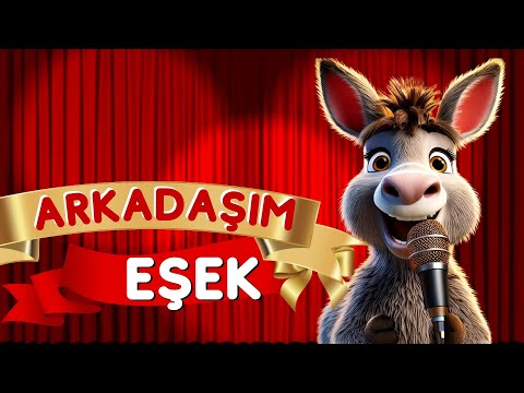 ARKADAŞIM EŞEK - Çocuk Şarkısı - Barış Manço - Kaç Yıl Oldu Saymadım  / Animasyon Çizgi Film