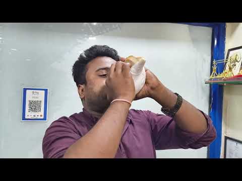 Engraved Blowing Shankh video
