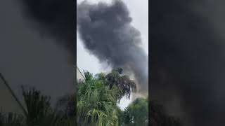 Voepass Flight 2283 crashing in Vinhedo, Brazil. 驚悚!巴西Voepass 2283航班衝撞民宅 #航空災難 #緊急救援 #shorts #short