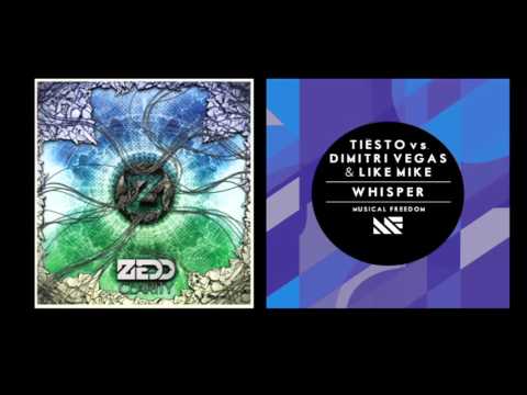 Zedd ft Foxes vs Dimitri Vegas & Like Mike & Tiesto - Clarity vs Whisper (Y3 Mashup)