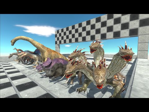 20 Biggest Units Speed Race - Animal Revolt Battle Simulator ARBS