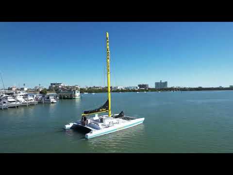 Robertson Custom Catamaran / Sloop Rig video