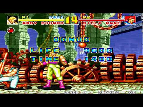 Fatal Fury Special [[Andy Bogard]] combo stun