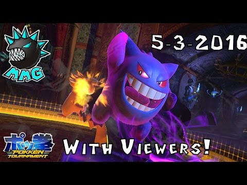 Gengar Takes the Night! Pokken Tournament and Smash Bros for Wii U with Viewers 5-3-2016