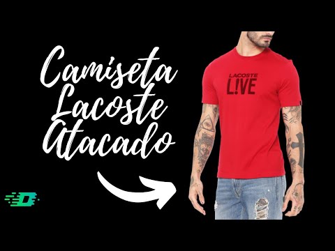 Camisetas  Lacoste Live - ATACADO  - Duarte Vendas