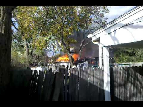 Winthrop fire video Racine.