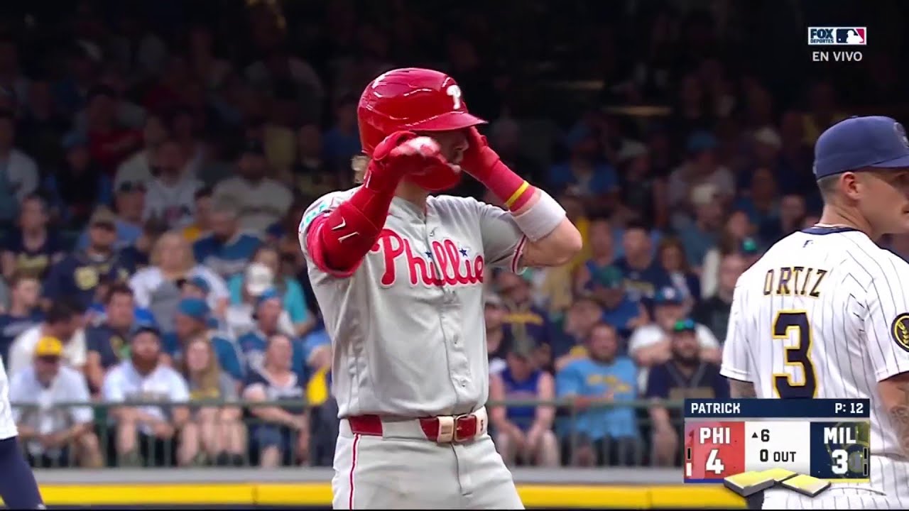 😎 DOBLETE REMOLCADOR Bryson Stott | Philadelphia Phillies 4-3 Milwaukee Brewers | MLB 2026