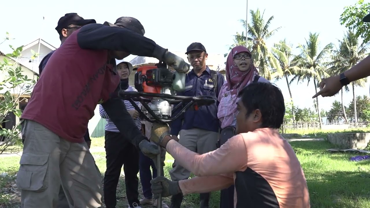 Badan Informasi Geospasial Bersama @BadanGeologiBG Mitigasi Ancaman Likuefaksi #survei