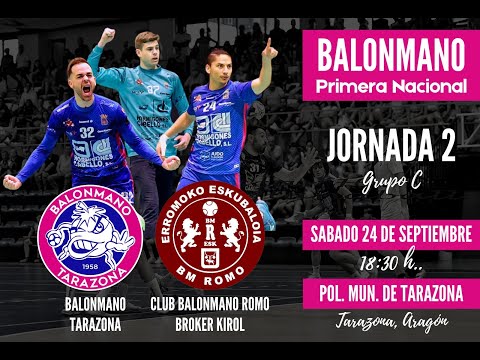 🤾🏻‍♂️   1ª ESTATAL MASCULINA JORNADA 2: BM TARAZONA vs BM ROMO BROKER KIROL 24-9-2022