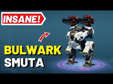 Bulwark with New Weapon Smuta - War Robots Test Server