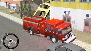 FIRE ENGINE SIMULATOR #1 - Fire Truck Car Driving - Android Gameplay