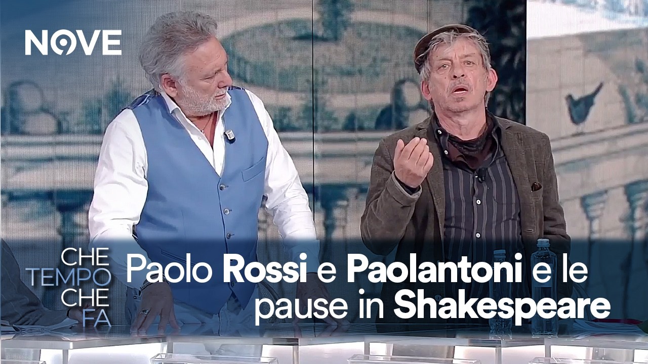 Paolo Rossi e le pause in Shakespeare | Che tempo che fa
