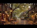 RAINY SUMMER CAFé STREET &AMP; SOOTHING JAZZ PIANO | VINTAGE JAZZ MUSI ..
