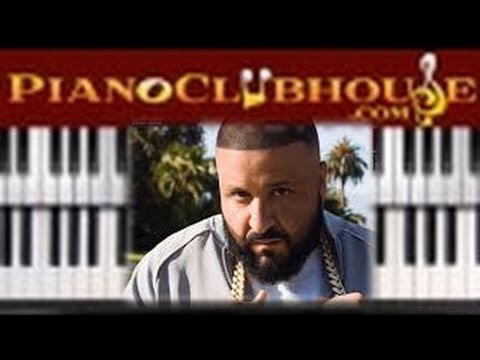🎹  How to play "FOR FREE" by DJ Khaled ft Drake (easy piano tutorial lesson)