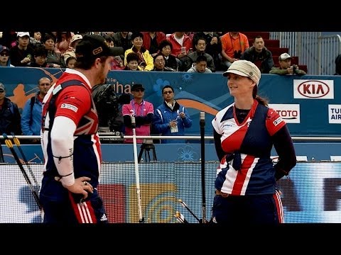 Chinese Taipei v Great Britain – recurve mixed team bronze | Shanghai 2014 Archery World Cup S1
