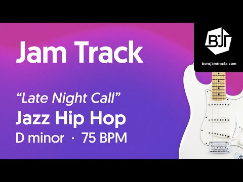 Jazz Hip Hop Jam Track in D minor "Late Night Call" - BJT #114