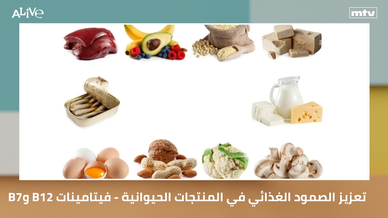 B12و B7 تعزيز الصمود الغذائي في المنتجات الحيوانية - فيتامينات