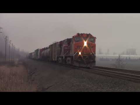 (BNSF 703 (RS3L!) & CP 8780) Variety of cars #547