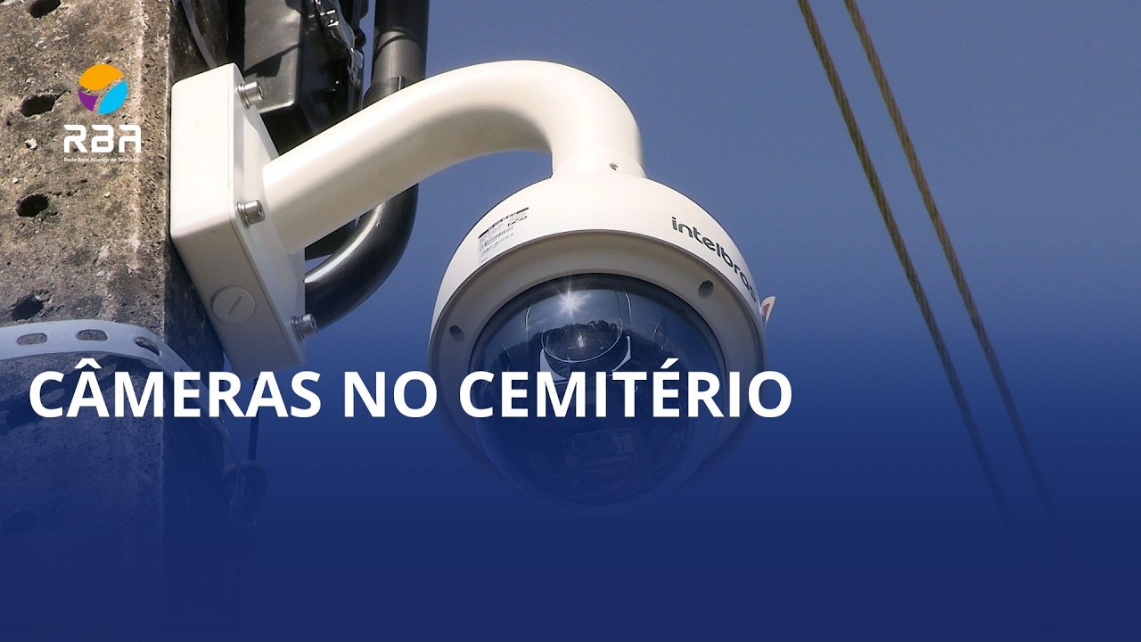 Após onda de furtos e vandalismo no Cemitério Municipal de Rio do Sul, novas câmeras foram instaladas para coibir as ações criminosas