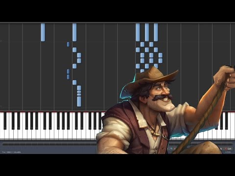 League of Explorers - Hearthstone [Piano Tutorial] (Synthesia)