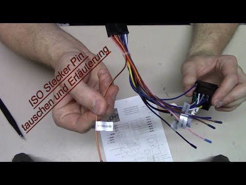 ISO connector pin replacement and explanation