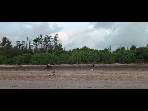 Beautiful sunset on Diveagar beach.