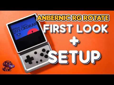 Anbernic Made a Rotating Retro Handheld?! RG Rotate First Look