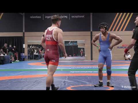 COLE HAWKINS vs MARCEL ROGERS   [4K VIDEO]   -  AUSTRALIAN NATIONAL WRESTLING CHAMPIONSHIPS 2022