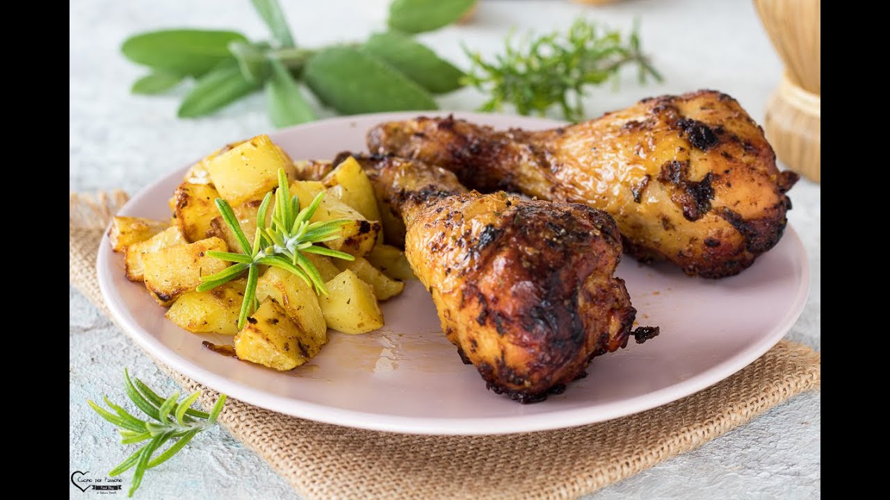 Watch Now Cosce di pollo in friggitrice ad aria Cosce di pollo in friggitrice ad aria