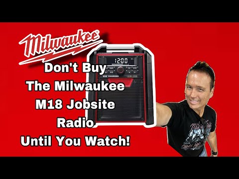 Don't  Buy The Milwaukee 2792-20 M18 Job Site Radio with Battery Charger Until You Watch!