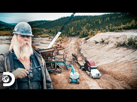 Tony Beets realiza un complicado traslado de planta | Fiebre del Oro | Discovery Latinoamérica