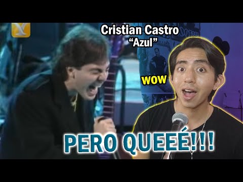 Reacciono y Analizo a CRISTIAN CASTRO - AZUL (en vivo Viña 2002)