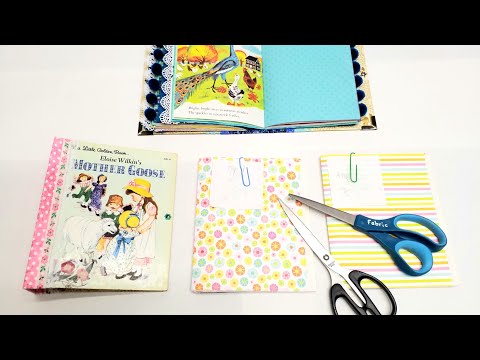 Making Little Golden Book Junk Journal Signatures With Story Intact
