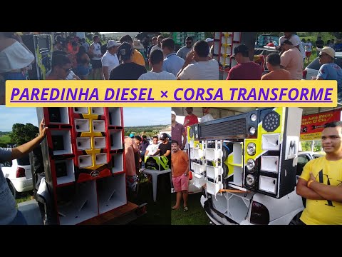 teve racha paredinha diesel x corsa transforme no encontro de som no RN