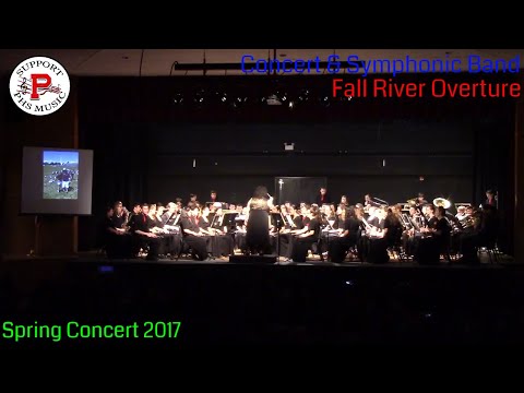 Portsmouth High School Concert & Symphonic Band: Fall River Overture (Spring Concert 2017)